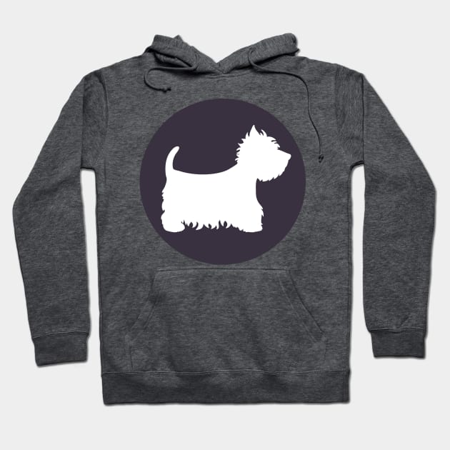 Westie Hoodie by TashaNatasha